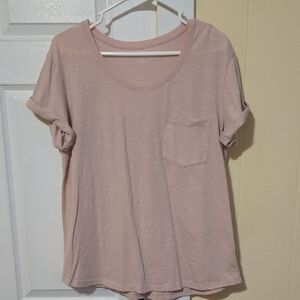 a.n.a Soft Pink Short Sleeve Tee